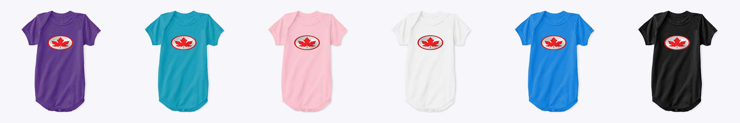 Unisex Baby Onesie Canada Theme - 'Leaf Man' Red and Silver Logo Canada Clothing Online: Unisex Baby Onesie Canada Theme - 'Leaf Man' Red and Silver Logo